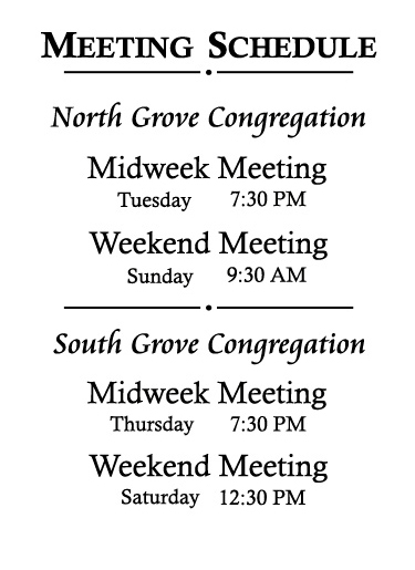 2 Congregation Format