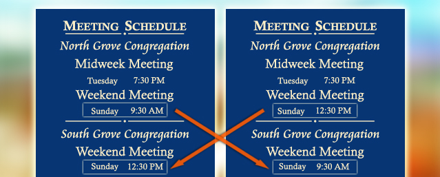 Meeting Schedules