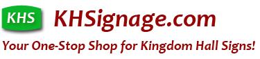 KHSignage – Signs For Kingdom Halls
