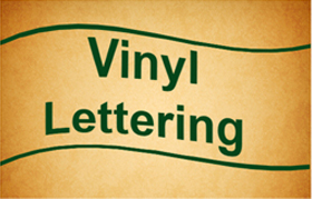 Vinyl Lettering