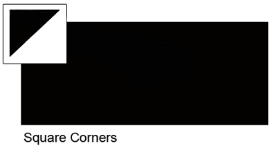 Standard Metal Shape Square Corner Metal Shape1